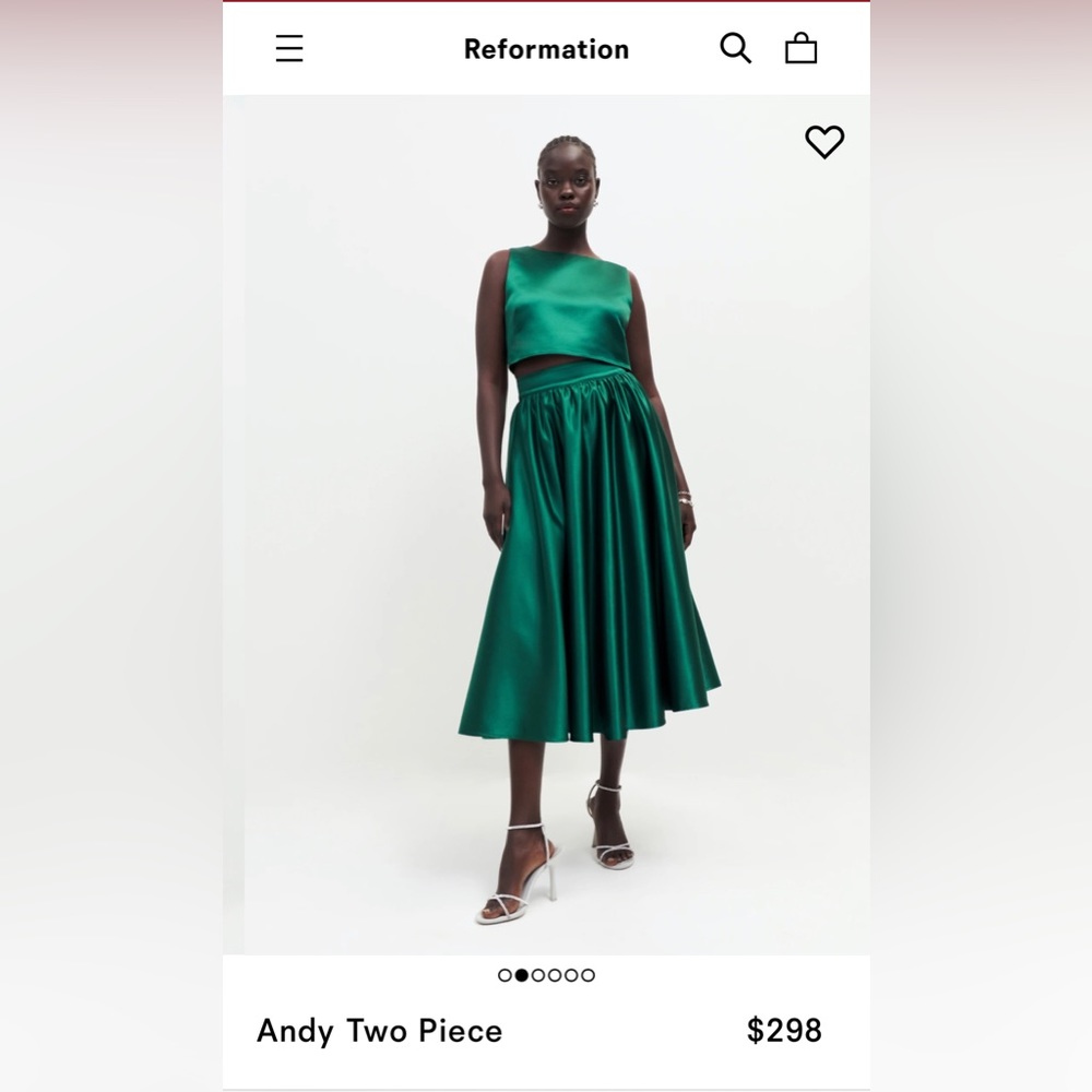 Reformation Andy two piece set NWT